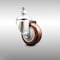 Service Caster 3 Inch 316SS Maroon Polyurethane Wheel Swivel 1/2 Inch Threaded Stem Caster SCC SCC-SS316TS20S314-PPUB-MRN-121315 - alternate 1